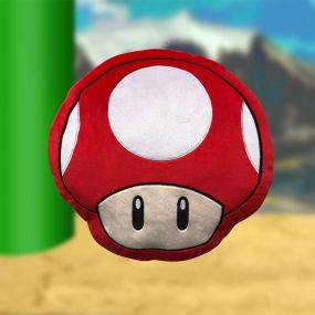 Super Mario Mushroom Cushion 40cm