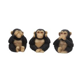 Three Wise Chimps 8cm