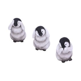 Three Wise Penguins 8.7cm