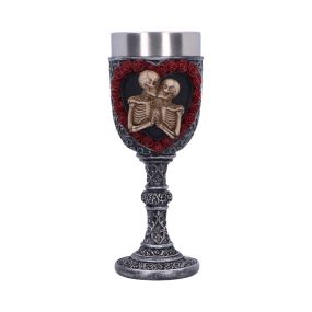 To Have and To Hold Goblet 19.5cm Skeletons New in Stock