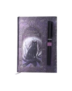 Embossed Witches Spell Book A5 Journal with Pen P6 Cats Luna Lakota