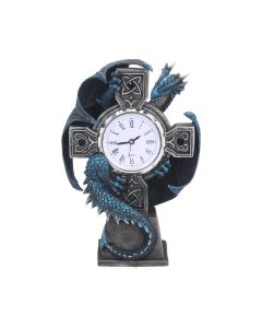 Draco Clock (AS) 17.8cm Dragons Gothic