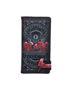 ACDC Black Ice Embossed Purse 18.5cm Band Licenses Gifts Under £100