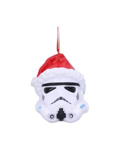 Stormtrooper Santa Hat Hanging Ornament 8.3cm Sci-Fi Gifts Under £100