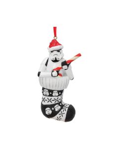 Stormtrooper in Stocking Hanging Ornament 11.5cm Sci-Fi Hanging Decorations