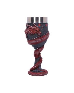 Dragon Coil Goblet Red 20cm Dragons Premium Dragon Goblets