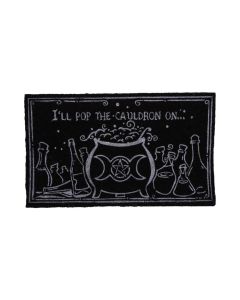 I'll Pop the Cauldron on Doormat 45 x 75cm Witchcraft & Wiccan New Product Launch