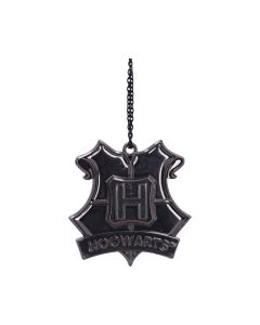 Harry Potter Hogwarts Crest (Silver) Hanging Ornament 6cm Fantasy New Arrivals