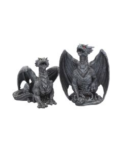 Dark Fury (Set of 2) 10cm Dragons Gifts Under £100