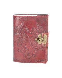 Double Dragon Leather Embossed Journal & Lock Dragons Out Of Stock