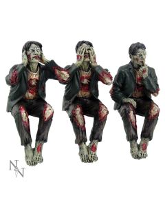 See No, Hear No Speak No Evil Zombies 10cm Zombies Halloween Collection