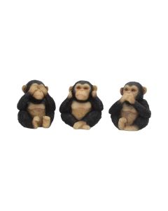 Three Wise Chimps 8cm Apes & Primates Gifts Under £100