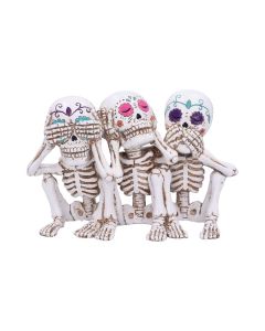 Three Wise Calaveras 20.3cm Skeletons Stock Arrivals