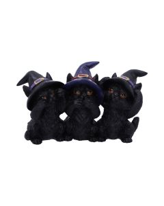 Three Wise Black Cats 11.5cm Cats Gift Ideas