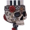Gothic Roses Goblet 18cm Skulls Gifts Under £100