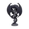 Gothic Guardian Candle Holder (AS) 26.5cm Dragons Year Of The Dragon
