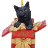 Present Cat Hanging Ornament (LP) 9cm Cats Gifts Under £100