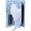 White Angel Wings Embossed Purse 18.5cm Angels Out Of Stock