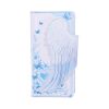 White Angel Wings Embossed Purse 18.5cm Angels Spiritual Product Guide