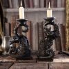 Salem Candlestick Holder 20cm Cats New in Stock