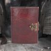 Tree Of Life Leather Journal w/lock 15 x 21cm Witchcraft & Wiccan Back in Stock