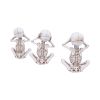 Three Wise Skellywags 13cm (Set of 3) Skeletons Back in Stock