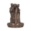 Triple Goddess Backflow Incense Burner 18cm Maiden, Mother, Crone Spiritual Product Guide