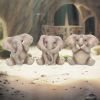 Three Baby Elephants 8cm Elephants Back in Stock