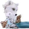 Mother's Watch Incense Burner 28.3cm Wolves Last Chance to Buy