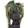 Guardian of the Tower (Green) 17.7cm Dragons Dragon Figurines