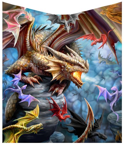 Dragon Clan Throw (AS) 160cm Dragons Year Of The Dragon