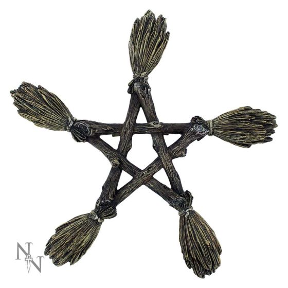 Broomstick Wall Plaque 19cm Witchcraft & Wiccan Gifts Under £100