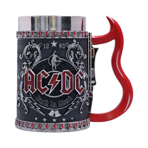 ACDC Back in Black Tankard 16cm Band Licenses Out Of Stock