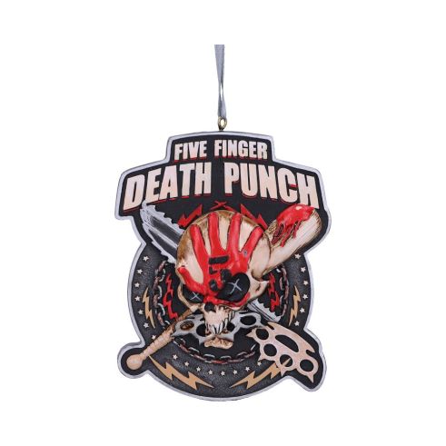 Five Finger Death Punch Hanging Ornament 9.5cm Band Licenses Flash Sale Artists & Rock Bands