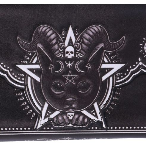 Nemesis Now White Angel Wings Embossed Purse - 18.5cm Fantasy Design With Card Slots - View #4