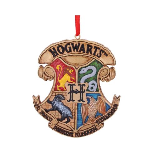 Harry Potter Hogwarts Crest Hanging Ornament 8cm Fantasy Christmas Product Guide