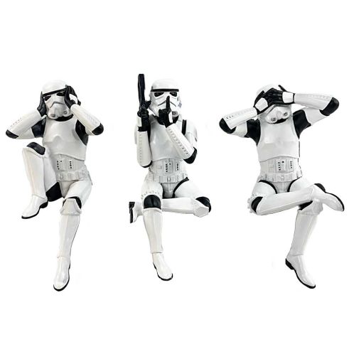 Three Wise Sitting Stormtroopers 11cm Sci-Fi Coming Soon