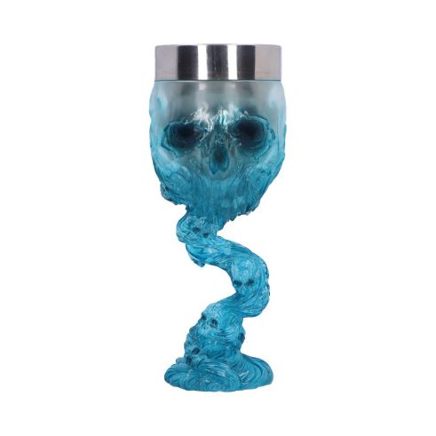 Soul Spirit Water Goblet (Blue) 19.3cm Skulls Soul Spirit