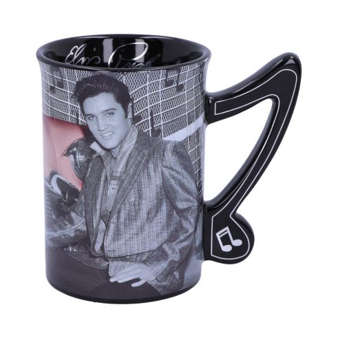 Mug - Elvis - Cadillac 16oz Famous Icons Gifts Under £100