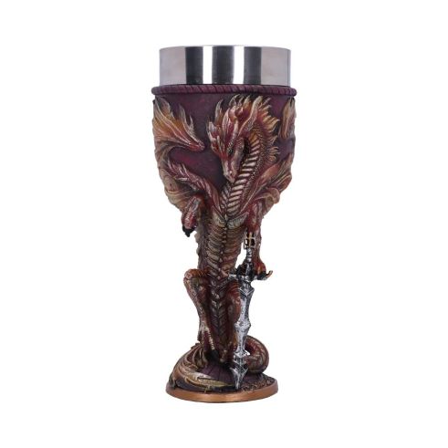 Flame Blade Goblet by Ruth Thompson 17.8cm Dragons Back in Stock