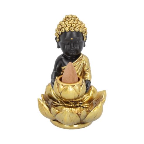 Baby Buddha Backflow Incense Burner 10.3cm Buddhas and Spirituality Stock Arrivals