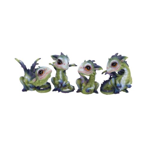 Curious Hatchlings (Set of 4) 9cm Dragons Dragon Figurines