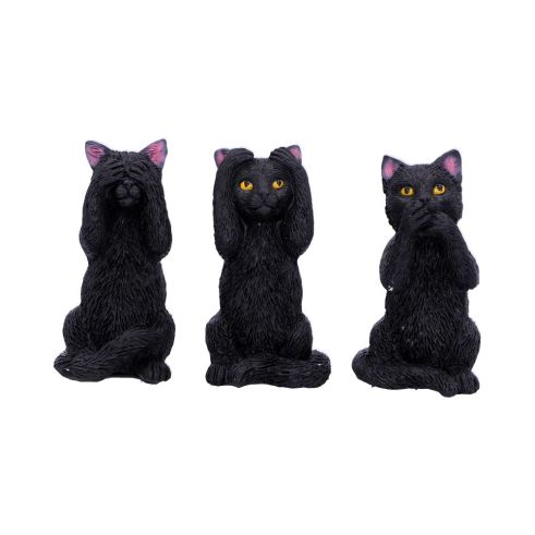 Three Wise Felines 8.5cm Cats Back in Stock