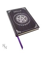 Embossed Spell Book Purple 17cm Witchcraft & Wiccan Gifts Under £100