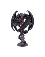 Gothic Guardian Candle Holder (AS) 26.5cm Dragons Back in Stock
