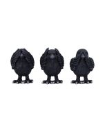 Three Wise Ravens 8.7cm Ravens NN Small Figurines