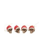 Silent Night Bauble 4.3cm (Set of 12) Skulls Christmas Product Guide