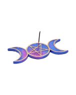 Triple Moon Incense Burner (Set of 4) 21.5cm Maiden, Mother, Crone Spiritual Product Guide