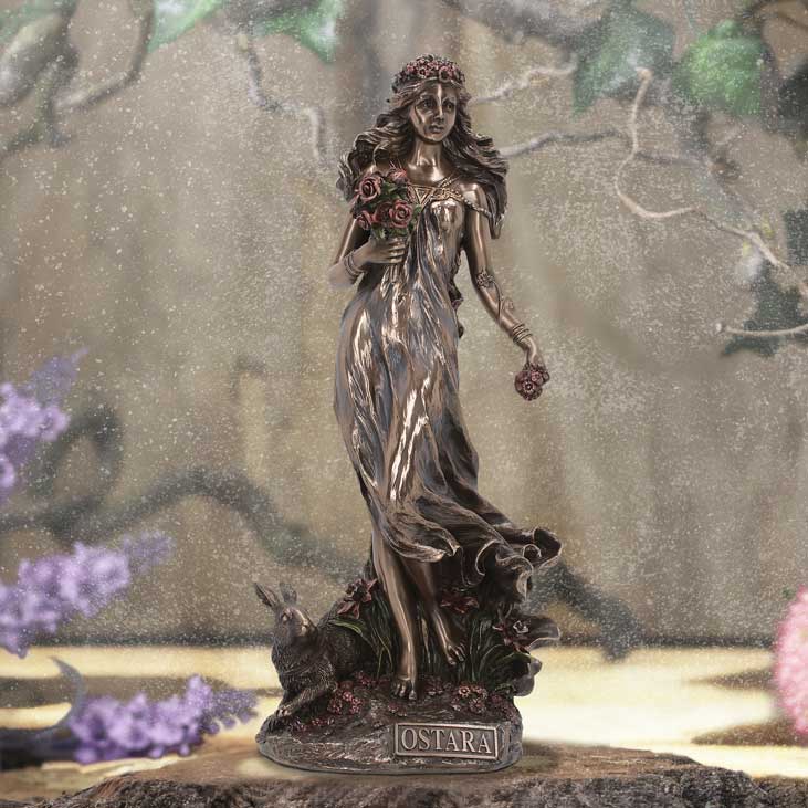 Ostara Goddess of Spring and Dawn Bronze Figurine 26.5cm