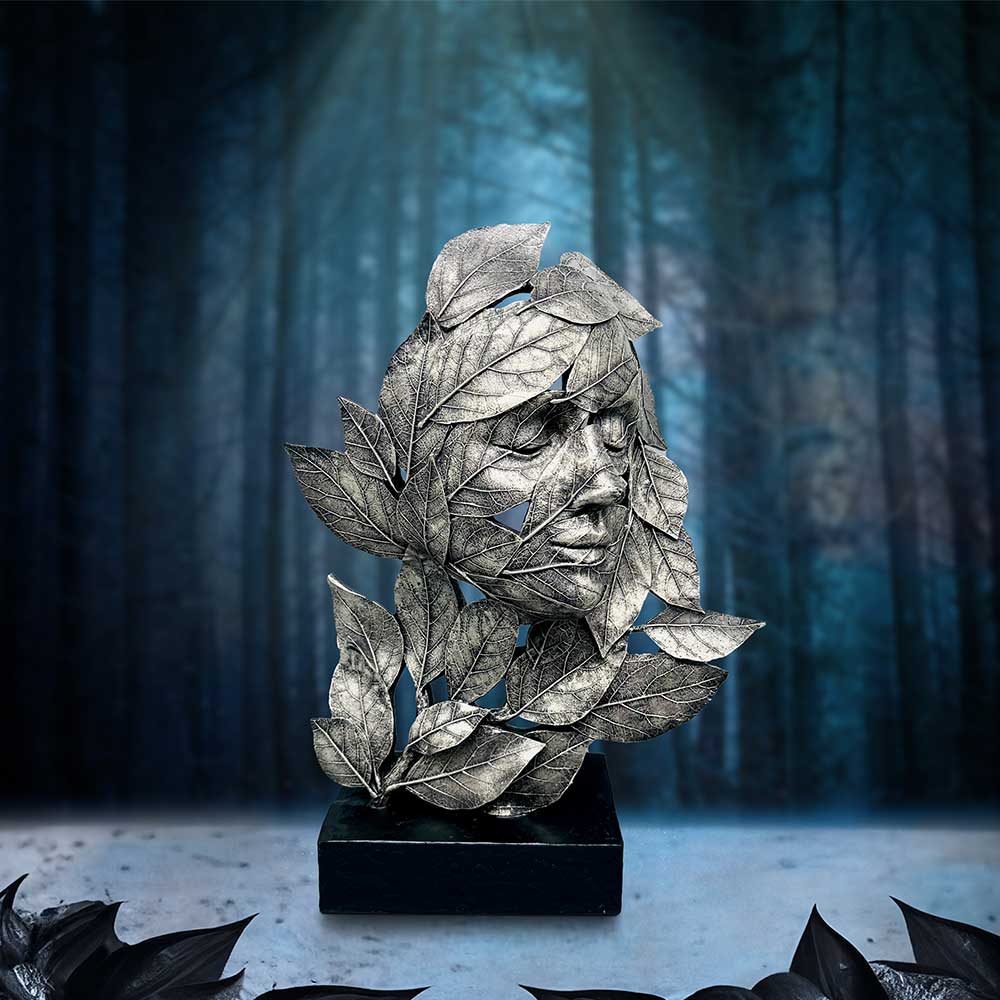 Natural Emotion - Peace Silver Statue 32cm
